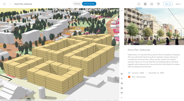 Viewing experience for a plan in Boston, Massachusetts